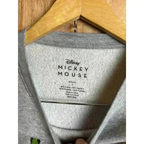 Disney Mickey Mouse Crewneck Sweatshirt Tis the Season Winter Women's Size S - Picture 3 of 7